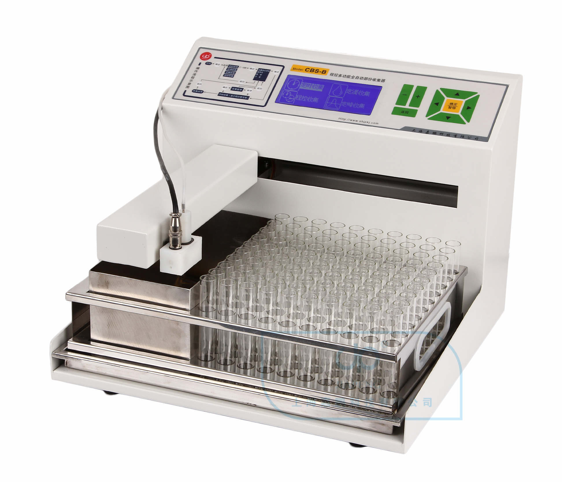 上海嘉鵬程控多功能全自動部份收集器 （藍膜LCD）CBS-A
